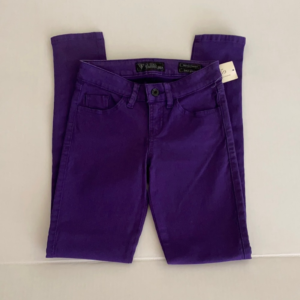 GUESS BRITTNEY MID-RISE SKINNY JEANS SIZE 23